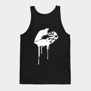 Fatal Kiss Lips And Skull Popular Tattoo Inspired Tank Top